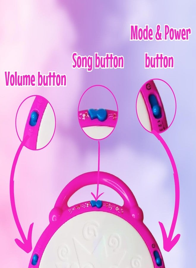 إستلو طبلة إستيلو الموسيقية الوامضة للأطفال الرضع مع أضواء ثلاثية الأبعاد وموسيقى | نشاط تعليمي وترفيهي للأطفال الرضع والأطفال الصغار من عمر 6 أشهر فما فوق | لعبة موسيقية للأطفال مع صوت وأضواء - Image 3